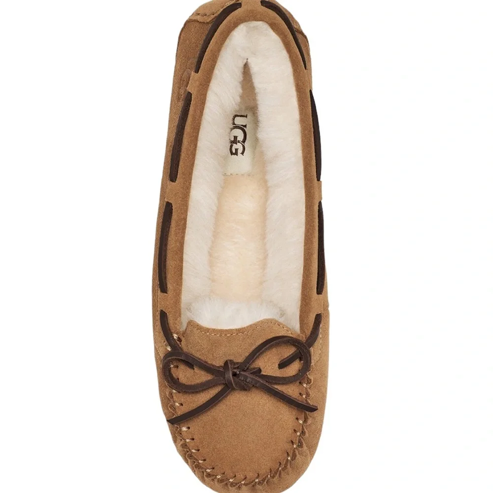 UGG Bella II Suede Moccasin Slipper - Chestnut - Picture 7 of 11